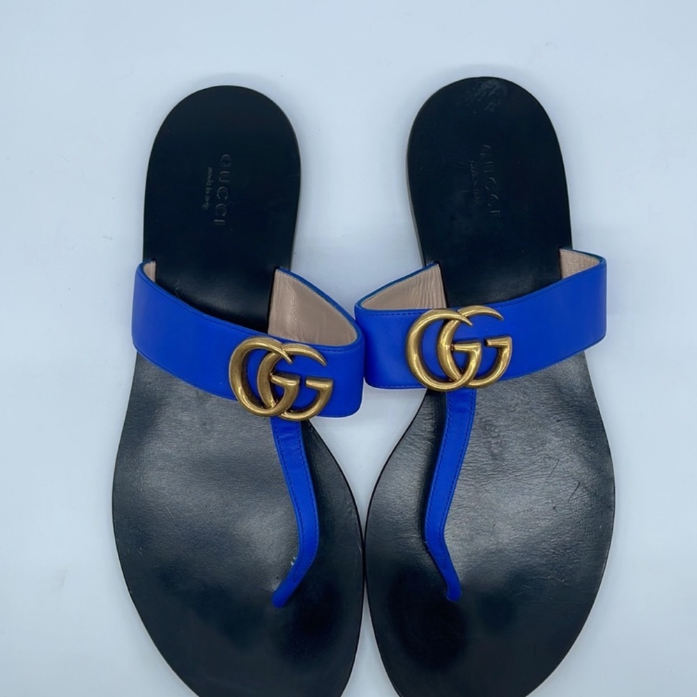 HTF Electric Blue Gucci Sandals